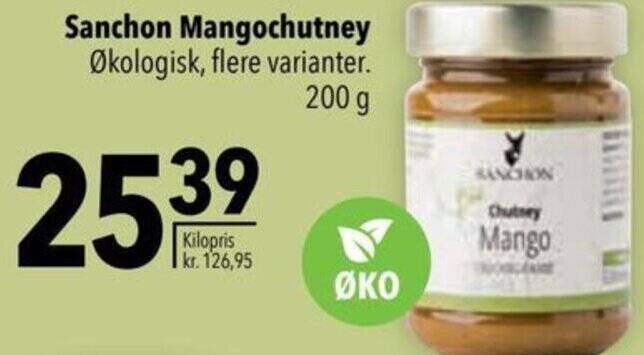 Citti Sanchon Mangochutney tilbud