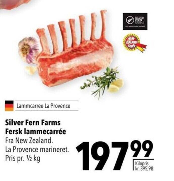 Citti Silver Fern Farms Fersk lammecarrée tilbud