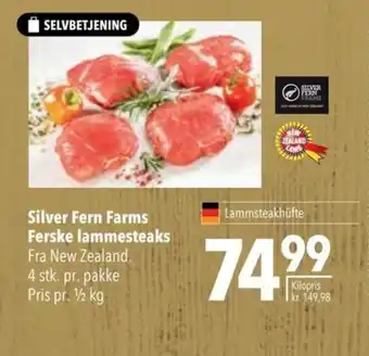 Citti Silver Fern Farms Ferske lammesteaks tilbud
