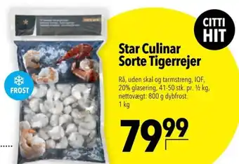 Citti Star Culinar Sorte Tigerrejer tilbud