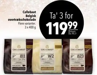 Citti Callebaut Belgisk overtrækschokolade tilbud
