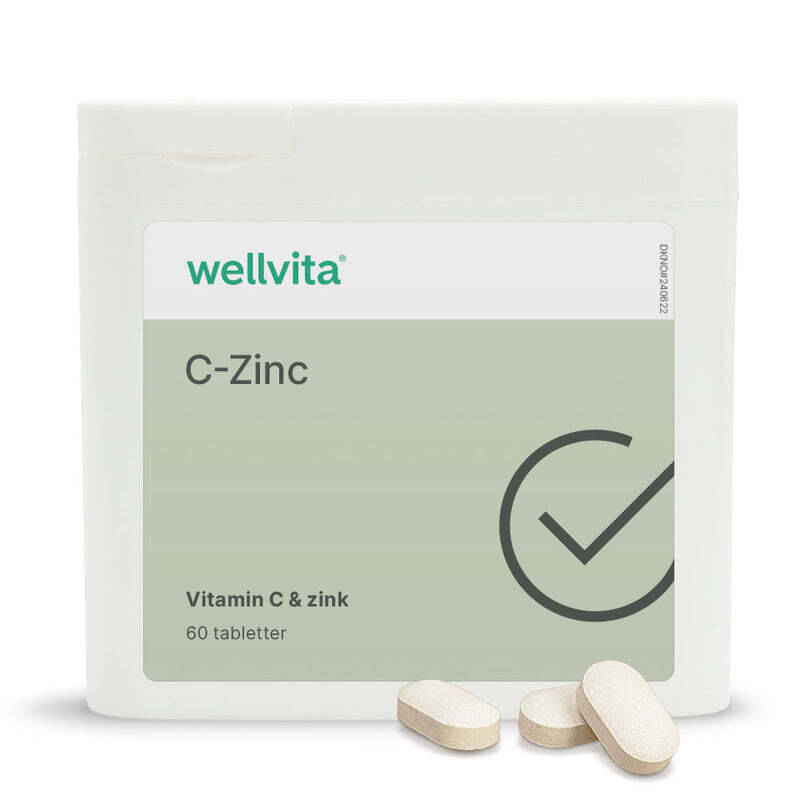 Wellvita czinc 60 tabletter hjælp til dit immunforsvar tilbud hos Wellvita