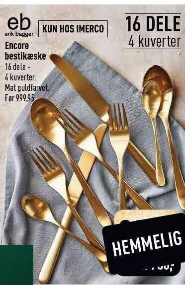 Imerco Encore bestikæske tilbud
