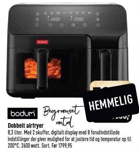 Imerco Dobbelt airfryer tilbud