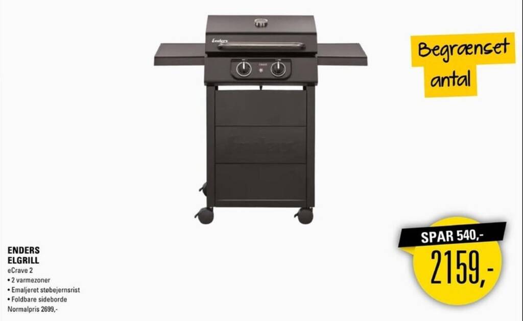 El-Salg ENDERS ELGRILL eCrave 2 tilbud