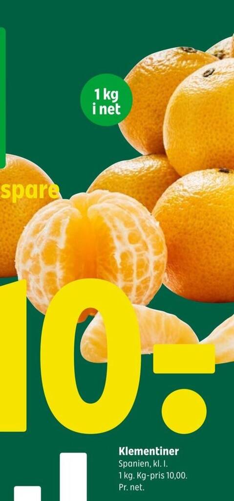 Coop 365 Klementiner tilbud