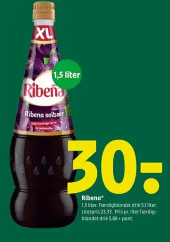 Coop 365 Ribena tilbud