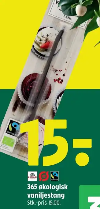 365 økologisk vaniljestang