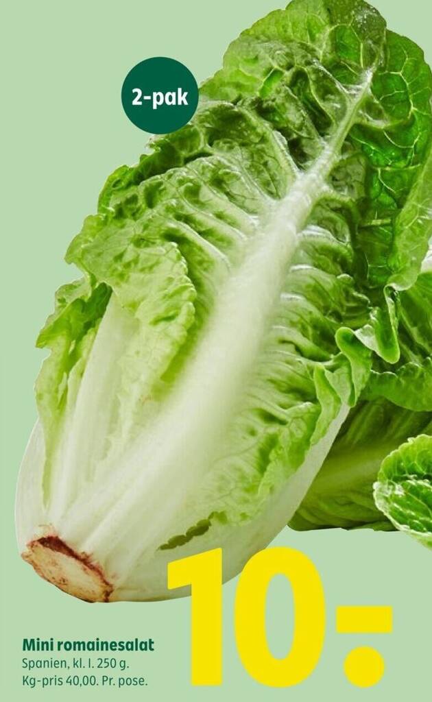 Coop 365 Mini romainesalat tilbud