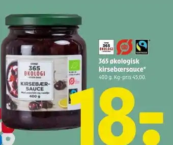 365 økologisk kirsebærsauce