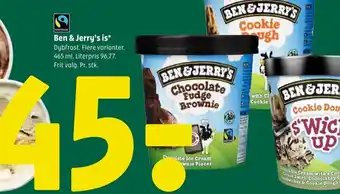 Coop 365 Ben & Jerry's is tilbud