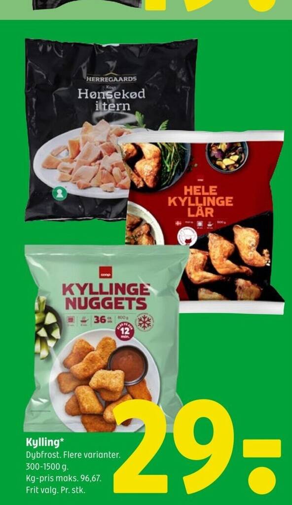 Coop 365 Kylling tilbud