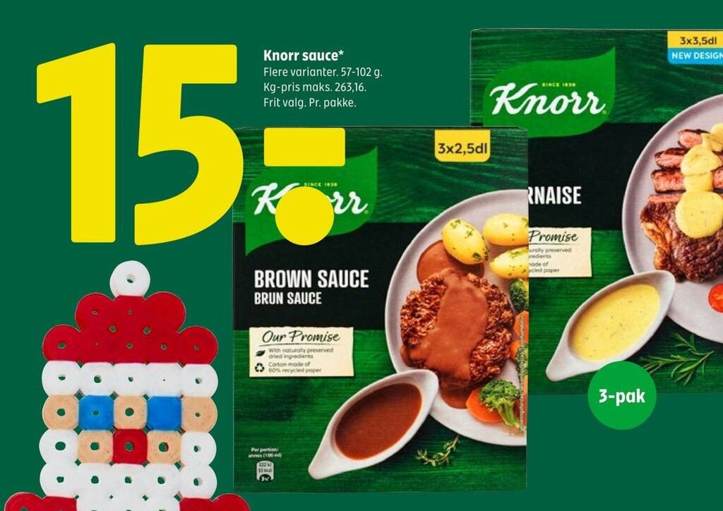 Coop 365 Knorr sauce tilbud