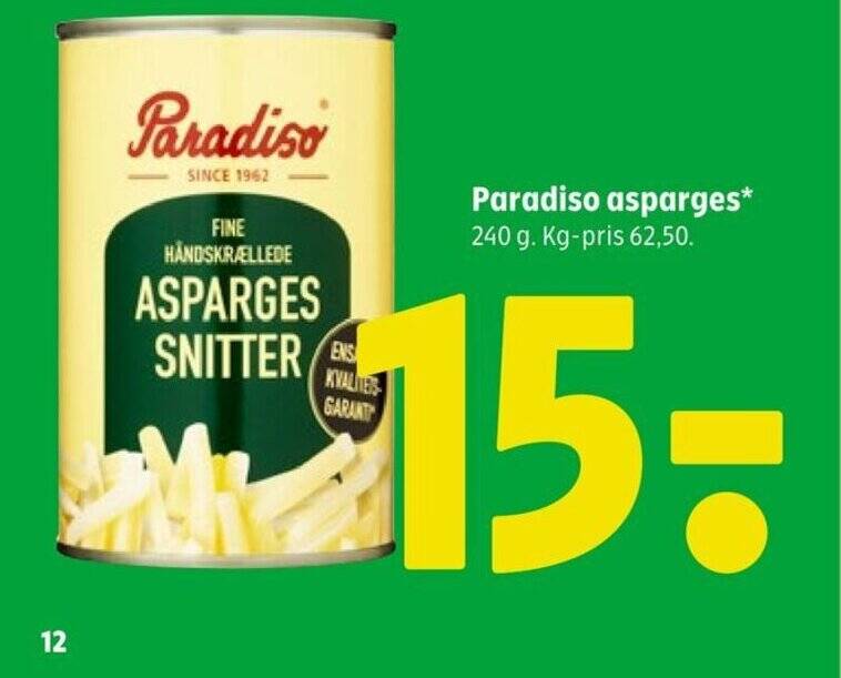 Coop 365 Paradiso asparges tilbud