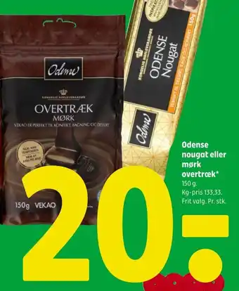 Coop 365 Odense nougat eller mørk overtræk tilbud