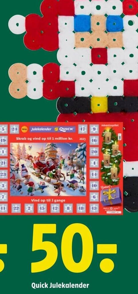 Coop 365 Quick Julekalender tilbud