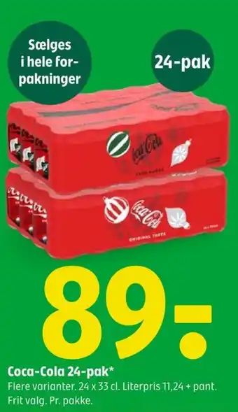 Coop 365 Coca-Cola 24-pak tilbud