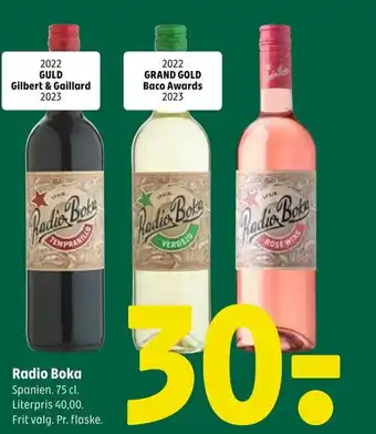 Radio Boka Spanien. 75 cl