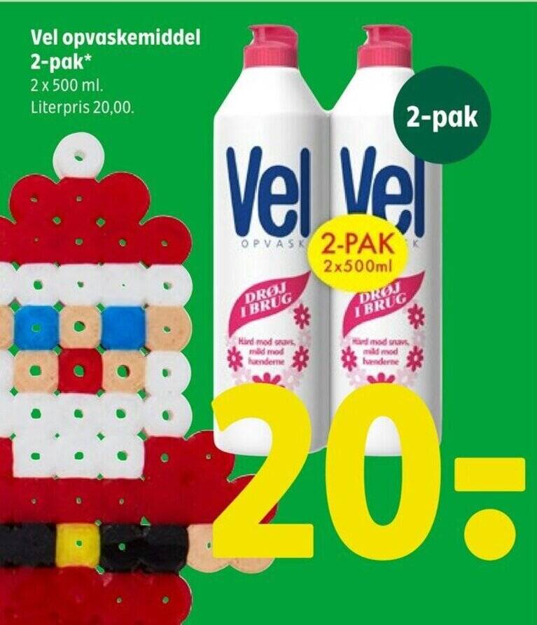 Coop 365 Vel opvaskemiddel 2-pak tilbud