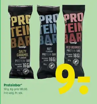 Coop 365 Proteinbar tilbud