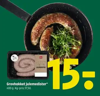 Grovhakket julemedister