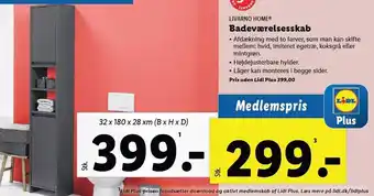 Lidl Badeværelsesskab tilbud