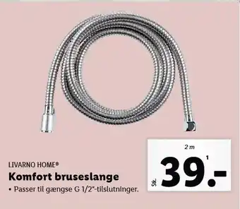 Lidl Livarno home - komfort bruseslange tilbud