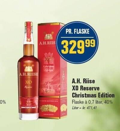 Otto Duborg A.h.riise xo reserve christmas edition tilbud