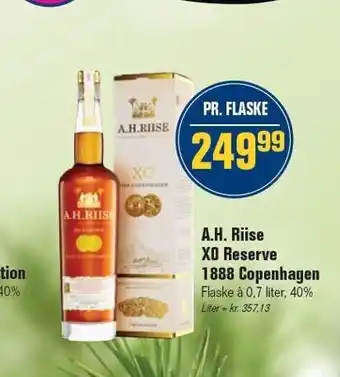 Otto Duborg A.h.riise xo reserve 1888 copenhagen tilbud