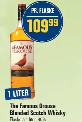The famous grouse blended scotch whisky