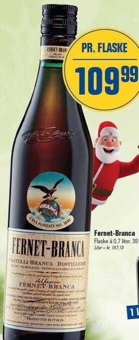 Otto Duborg Fernet-branca tilbud
