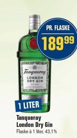 Otto Duborg Tanqueray london dry gin tilbud