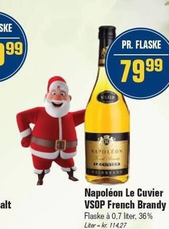 Otto Duborg Napoléon le cuvier vsop french brandy tilbud