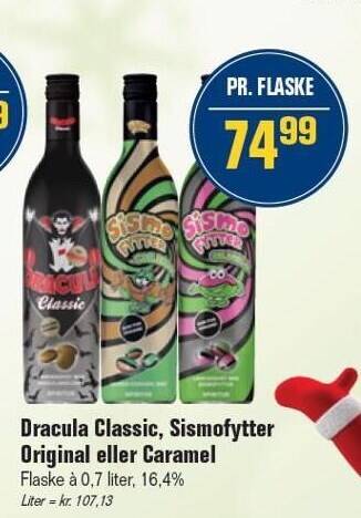 Otto Duborg Dracula classic, sismofytter original eller caramel tilbud