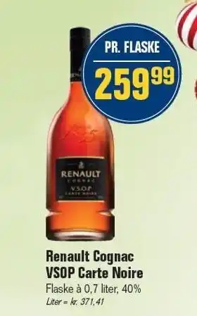 Otto Duborg Renault cognac vsop carte noire tilbud