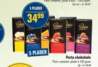 Porta chokolade