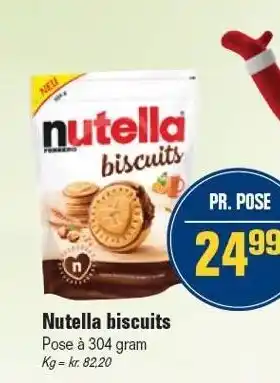 Otto Duborg Nutella biscuits tilbud