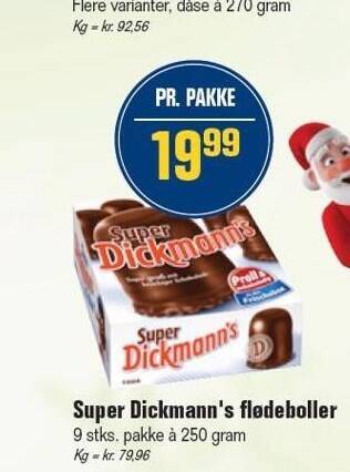Otto Duborg Super dickmann's flødeboller tilbud