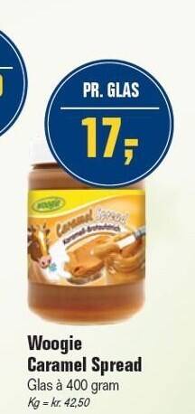 Otto Duborg Woogie caramel spread tilbud