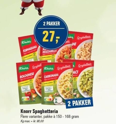 Otto Duborg Knorr spaghetteria tilbud