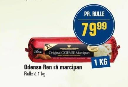 Otto Duborg Odense ren rå marcipan tilbud
