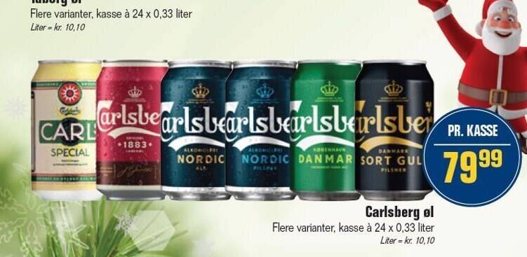 Otto Duborg Carlsberg øl tilbud