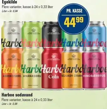Otto Duborg Harboe sodavand tilbud