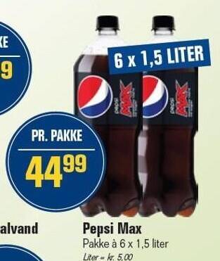 Otto Duborg Pepsi max tilbud