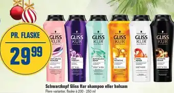Otto Duborg Schwarzkopf gliss kur shampoo eller balsam tilbud
