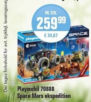 Otto Duborg Playmobil 70888 space mars ekspedition tilbud