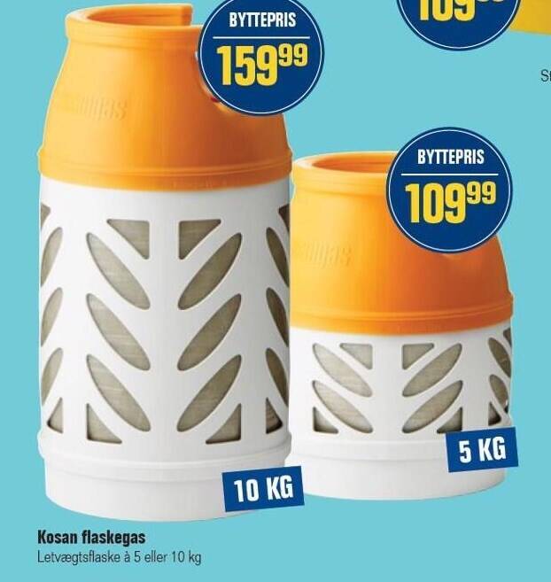 Otto Duborg Kosan flaskegas tilbud