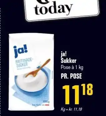 Otto Duborg Ja! sukker tilbud