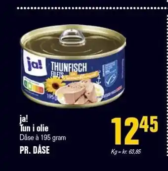 Otto Duborg Ja! tun i olie tilbud