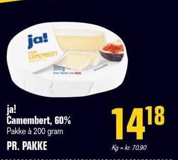 Otto Duborg Cammenbert 60% tilbud
